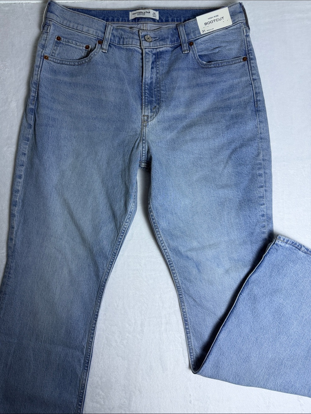 Women’s Abercrombie & Fitch Light Blue Bootcut Jeans